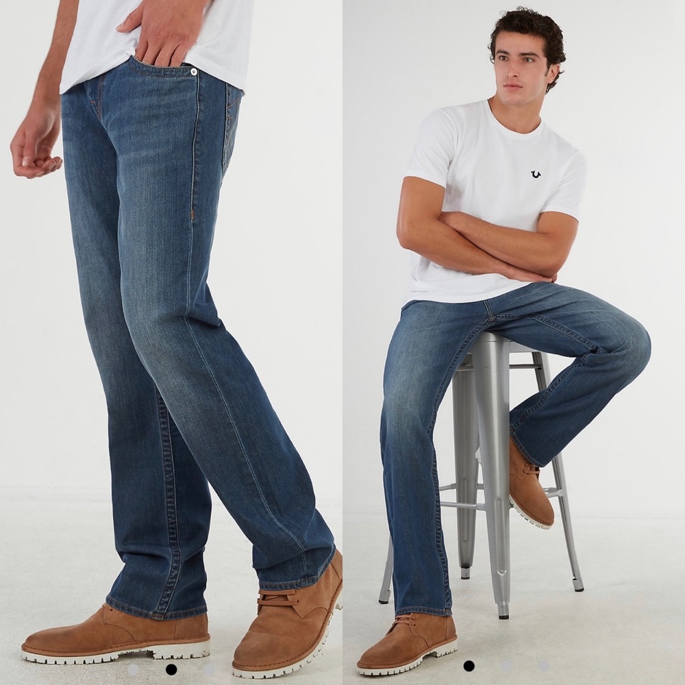 True Religion Size 38 Straight Leg 31” Inseam